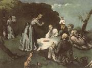 Paul Cezanne Le Dejeuner sur i herbe France oil painting artist